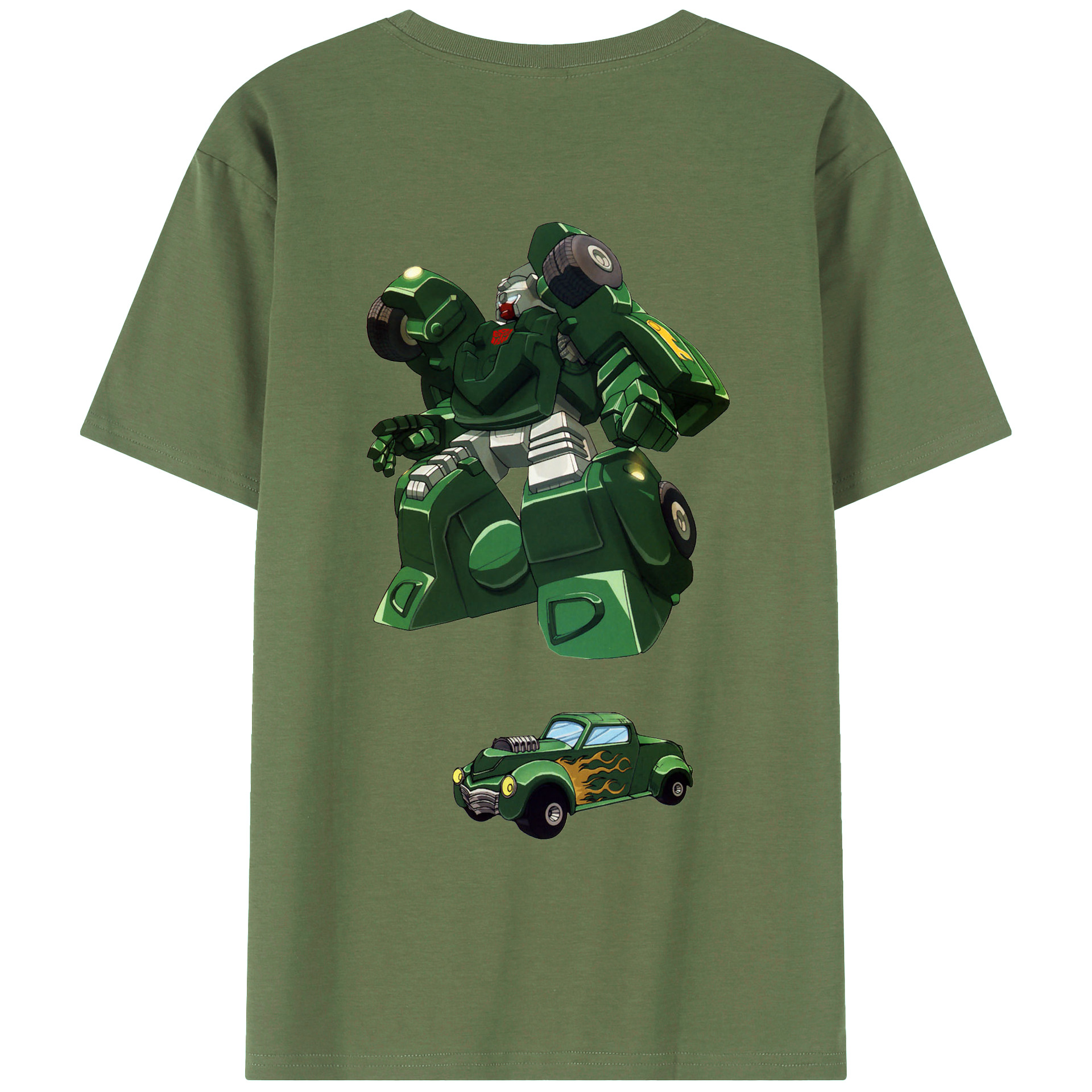 （画像用）  綿100％ メンズ半袖Tシャツ（バックプリント） 通気性